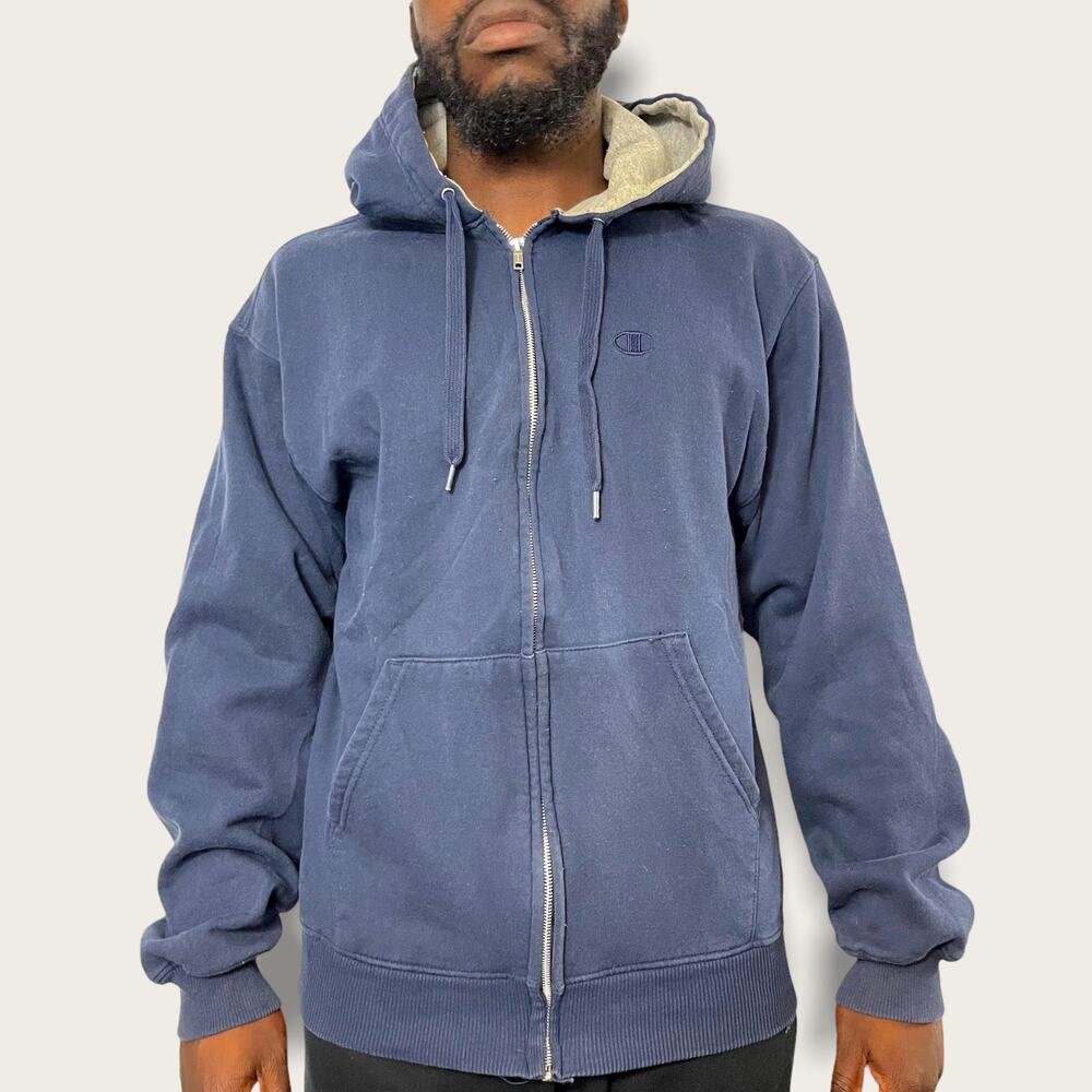 Champion Basic Essential Zip Hoodie Medium - image 1